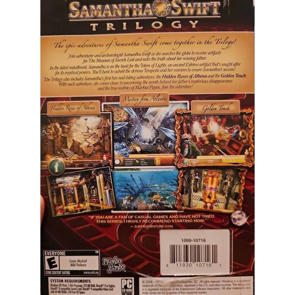 Samantha Swift Trilogy PC CD-ROM